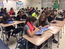 Student’s Use Technology To Learn About Human Migration