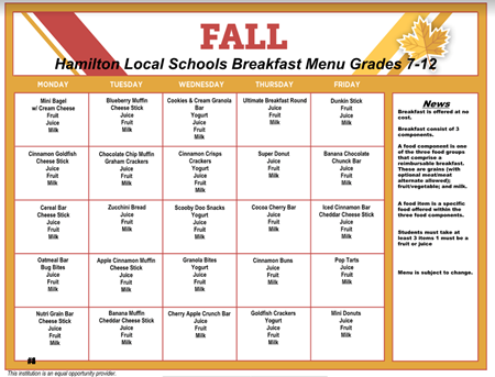 7-12 Fall Breakfast